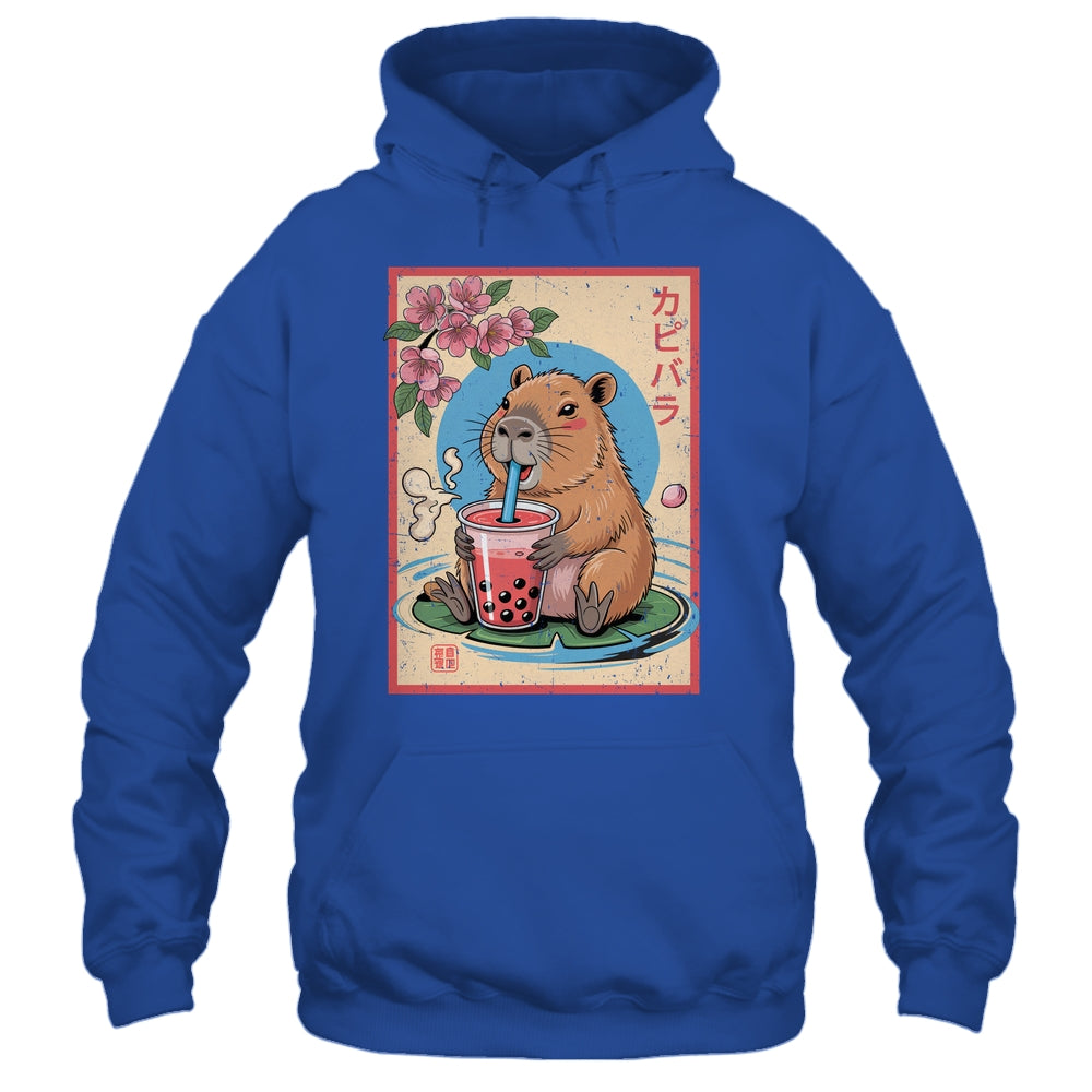 Anime Capybara Graphic Tees Kawaii Japanese Vintage Capybara Shirt & Tank Top | teecentury