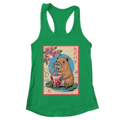 Anime Capybara Graphic Tees Kawaii Japanese Vintage Capybara Shirt & Tank Top | teecentury
