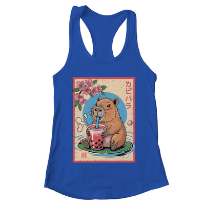 Anime Capybara Graphic Tees Kawaii Japanese Vintage Capybara Shirt & Tank Top | teecentury