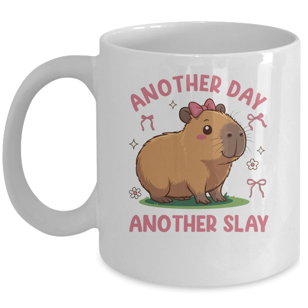Another Day Another Slay Cute Capybara Lover Kawaii Amine Mug | teecentury