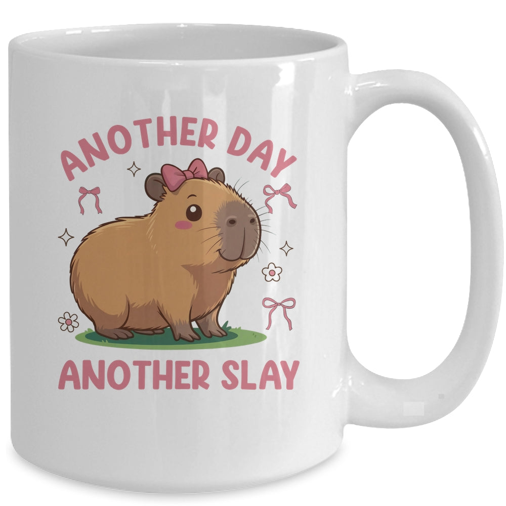 Another Day Another Slay Cute Capybara Lover Kawaii Amine Mug | teecentury
