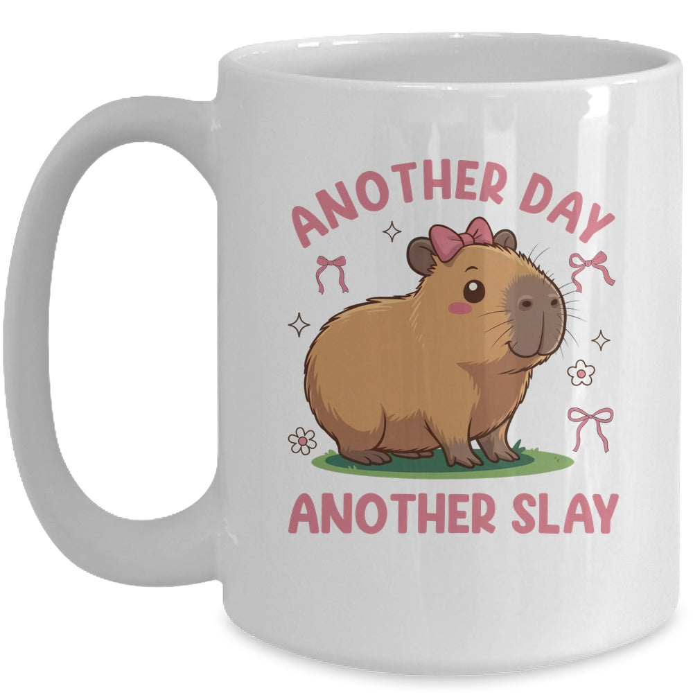 Another Day Another Slay Cute Capybara Lover Kawaii Amine Mug | teecentury