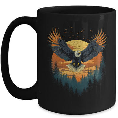 Bald Eagle Flying Nature Eagle Forest Animal Wildlife Mug | teecentury