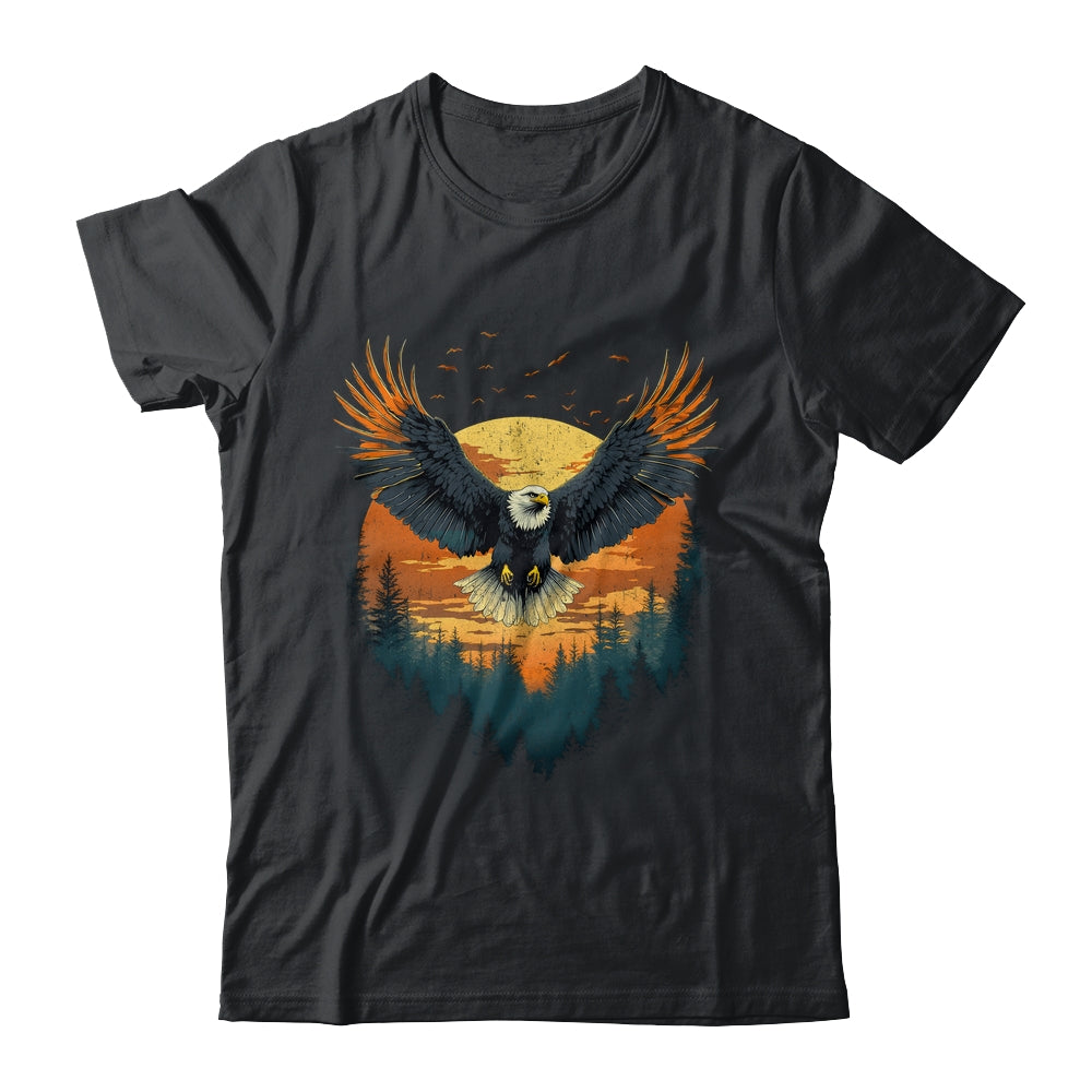 Bald Eagle Flying Nature Eagle Forest Animal Wildlife Shirt & Hoodie | teecentury