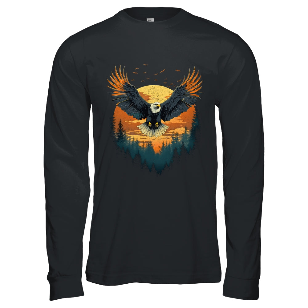 Bald Eagle Flying Nature Eagle Forest Animal Wildlife Shirt & Hoodie | teecentury