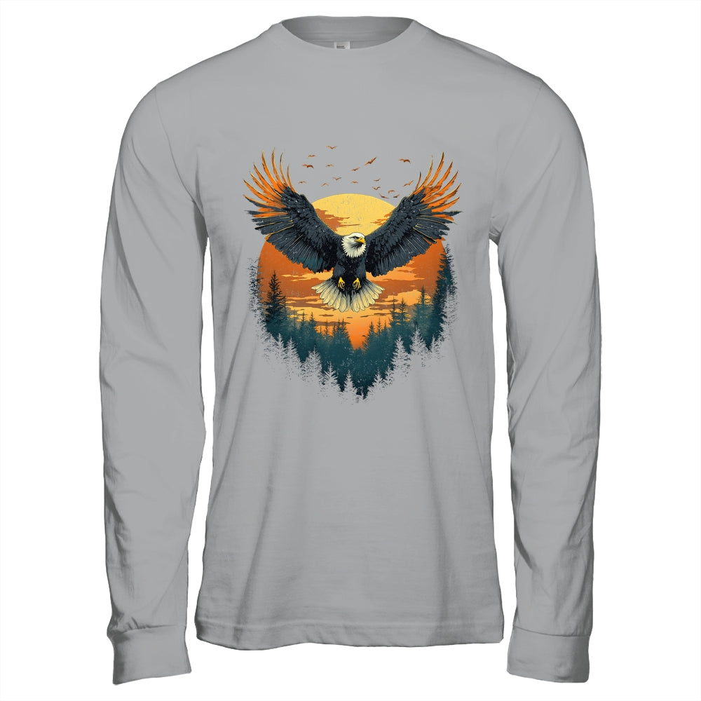 Bald Eagle Flying Nature Eagle Forest Animal Wildlife Shirt & Hoodie | teecentury