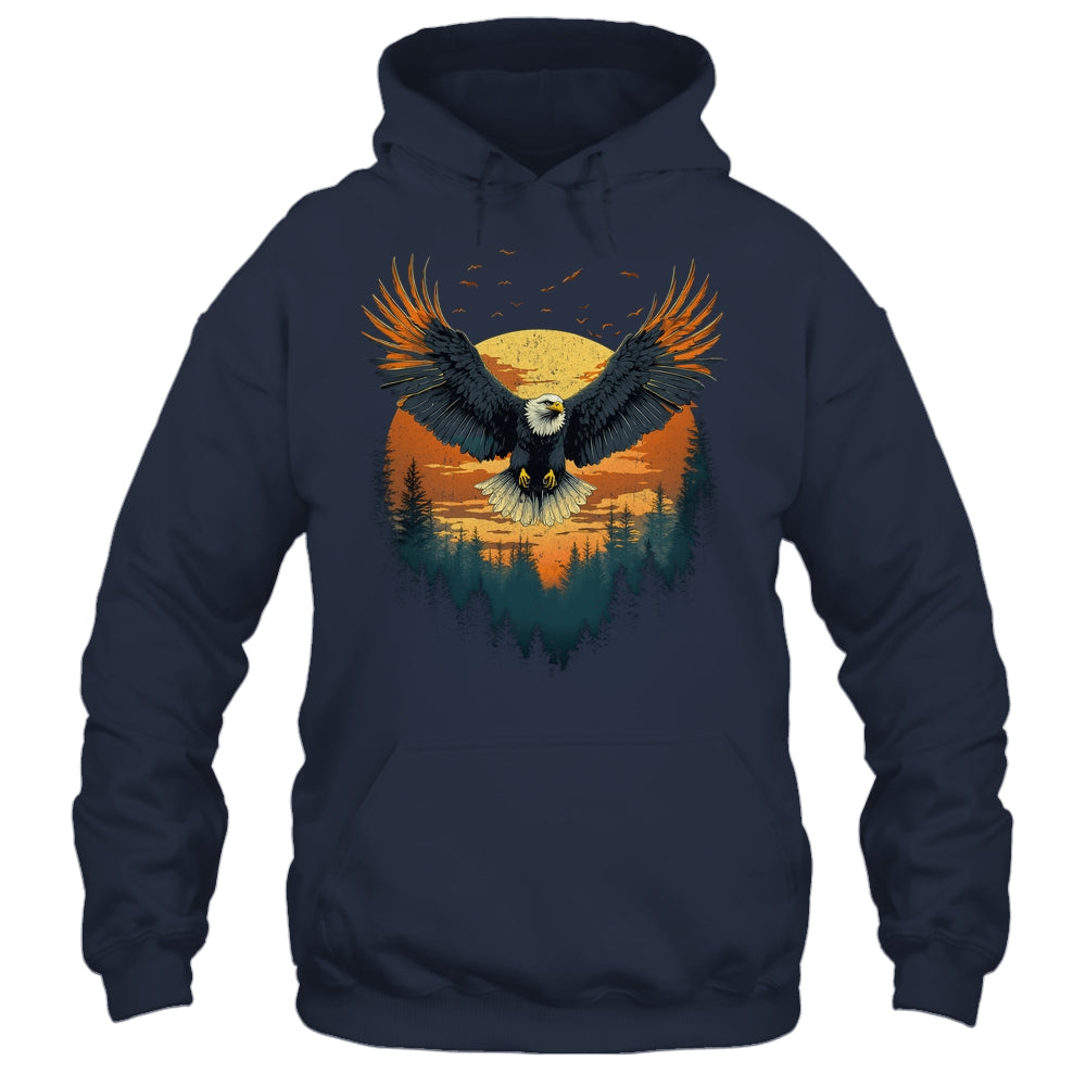 Bald Eagle Flying Nature Eagle Forest Animal Wildlife Shirt & Hoodie | teecentury