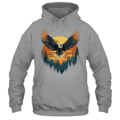 Bald Eagle Flying Nature Eagle Forest Animal Wildlife Shirt & Hoodie | teecentury