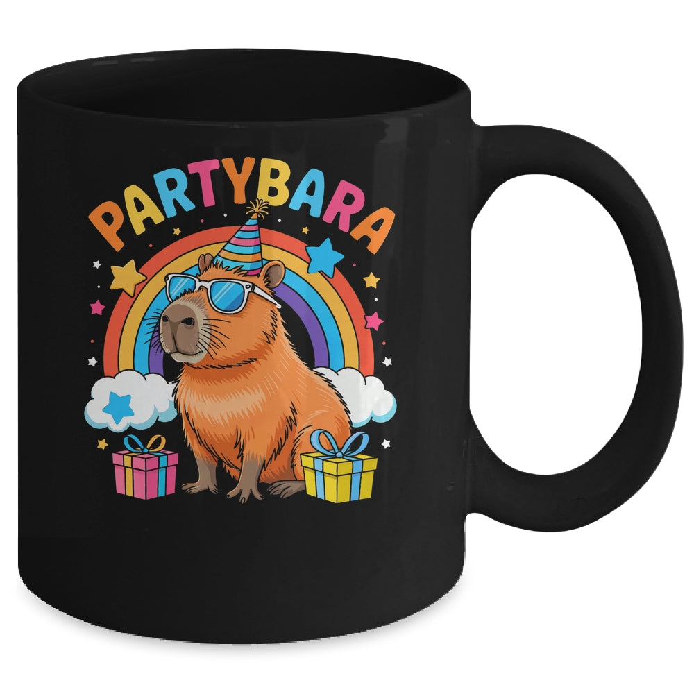 Birthday Capybara Kids Boy Girl Fun Partybara Capybara Party Mug | teecentury