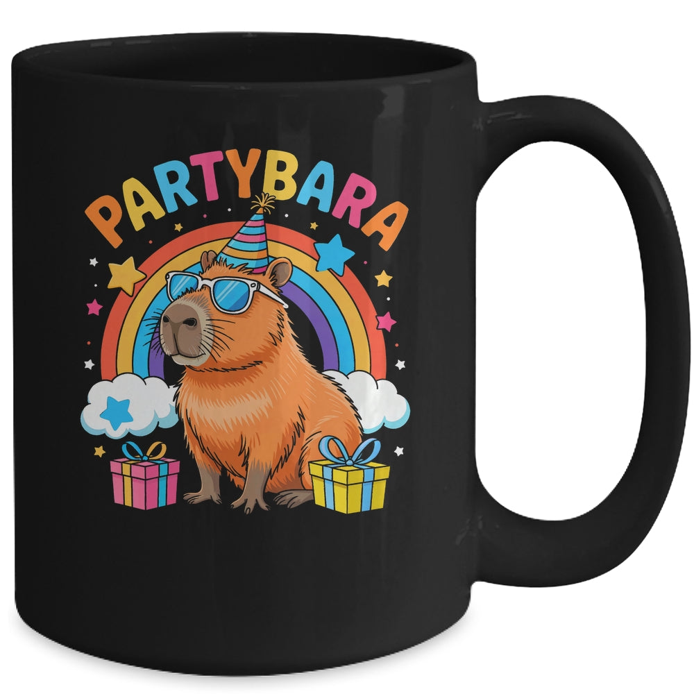 Birthday Capybara Kids Boy Girl Fun Partybara Capybara Party Mug | teecentury