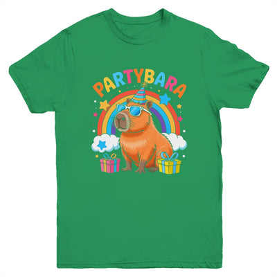 Birthday Capybara Kids Boy Girl Fun Partybara Capybara Party Youth Shirt | teecentury