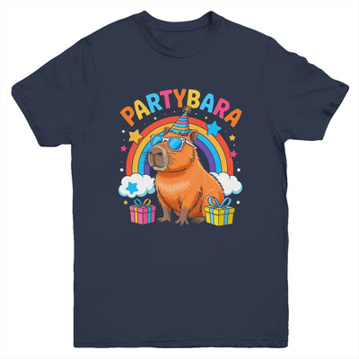 Birthday Capybara Kids Boy Girl Fun Partybara Capybara Party Youth Shirt | teecentury