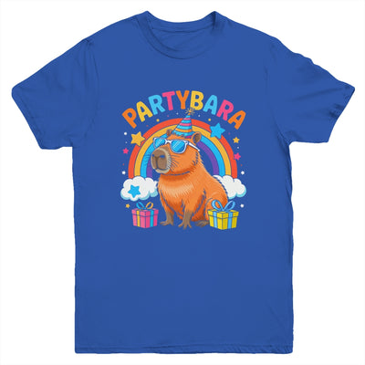 Birthday Capybara Kids Boy Girl Fun Partybara Capybara Party Youth Shirt | teecentury