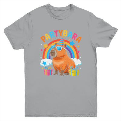Birthday Capybara Kids Boy Girl Fun Partybara Capybara Party Youth Shirt | teecentury