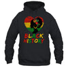 Black History Month African Pride American Heart Women Shirt & Tank Top | teecentury