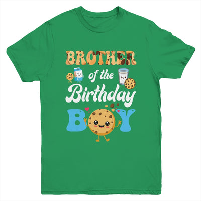 Brother Of The Birthday Boy Milk And Cookies 1st Birthday Youth Shirt | teecentury