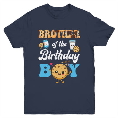 Brother Of The Birthday Boy Milk And Cookies 1st Birthday Youth Shirt | teecentury
