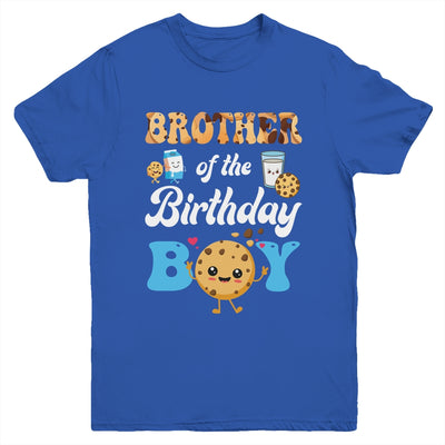 Brother Of The Birthday Boy Milk And Cookies 1st Birthday Youth Shirt | teecentury