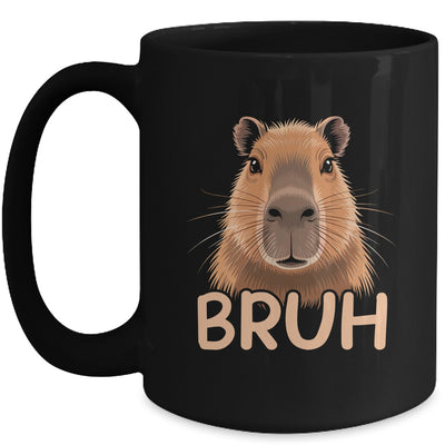 Capybara Bruh Funny Capy Meme Rodent Men Boys Kids Women Mug | teecentury