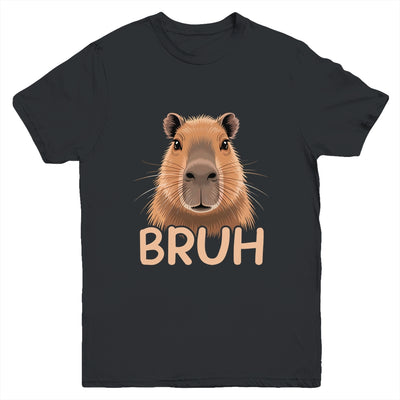Capybara Bruh Funny Capy Meme Rodent Men Boys Kids Women Youth Shirt | teecentury