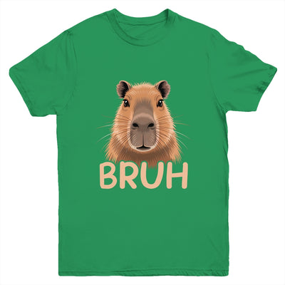 Capybara Bruh Funny Capy Meme Rodent Men Boys Kids Women Youth Shirt | teecentury