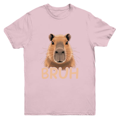 Capybara Bruh Funny Capy Meme Rodent Men Boys Kids Women Youth Shirt | teecentury