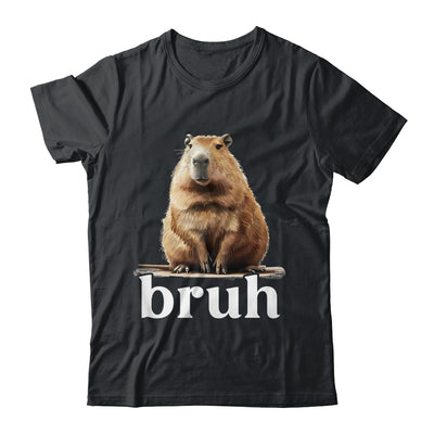 Capybara Cute Design For Men Women Boys Girls Capybara Bruh Shirt & Tank Top | teecentury