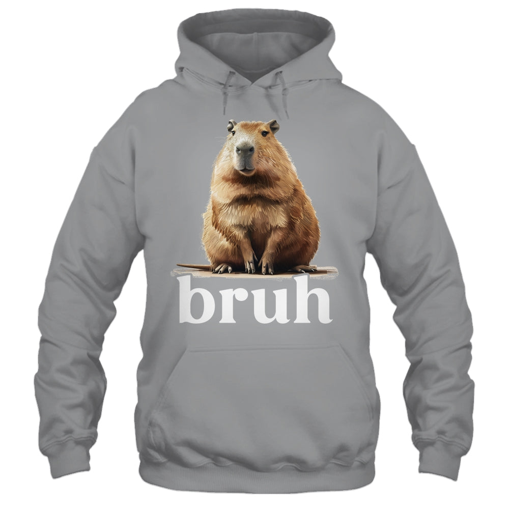 Capybara Cute Design For Men Women Boys Girls Capybara Bruh Shirt & Tank Top | teecentury