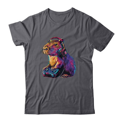 Capybara Funny Video Games Gamer Player Capybara Lover Shirt & Tank Top | teecentury