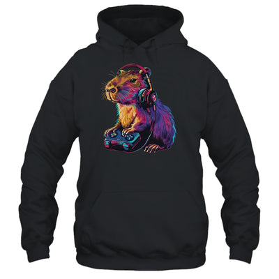 Capybara Funny Video Games Gamer Player Capybara Lover Shirt & Tank Top | teecentury