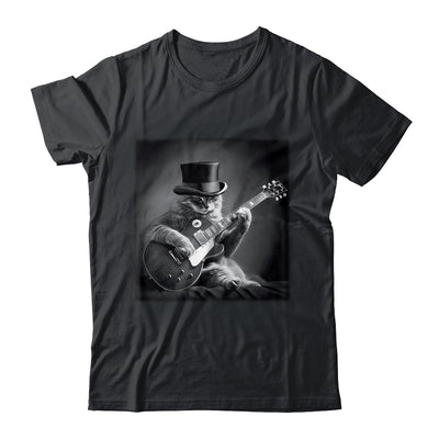 Cat Playing Guitar Rock Music Store Funny Cat For Men Women Shirt & Hoodie | teecentury