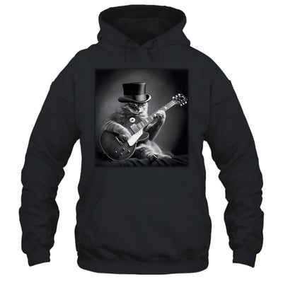 Cat Playing Guitar Rock Music Store Funny Cat For Men Women Shirt & Hoodie | teecentury