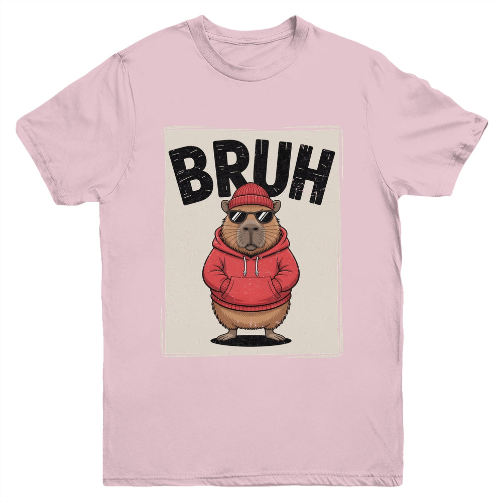 Cool Bruh Capybara Men Women Boys Teens Funny Capybara Youth Shirt | teecentury