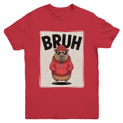 Cool Bruh Capybara Men Women Boys Teens Funny Capybara Youth Shirt | teecentury