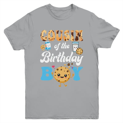 Cousin Of The Birthday Boy Milk And Cookies 1st Birthday Youth Shirt | teecentury