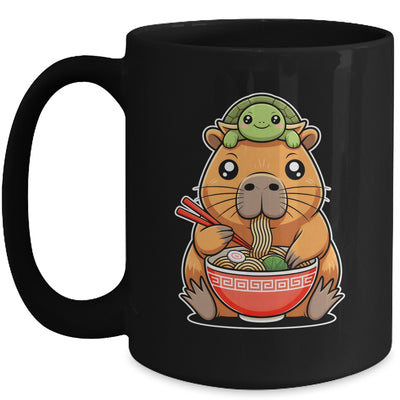Cute Capybara And Turtle Backpack Ramen Kawaii Capibara Girl Mug | teecentury