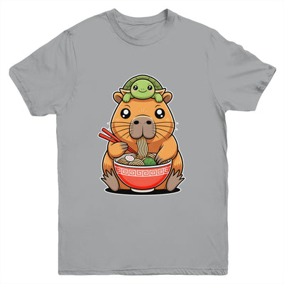 Cute Capybara And Turtle Backpack Ramen Kawaii Capibara Girl Youth Shirt | teecentury