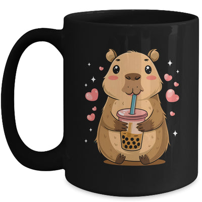 Cute Capybara Tea Bubble Rodent Women Teen Girls Kids Mug | teecentury