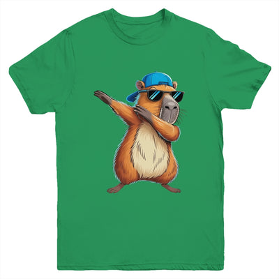 Cute Dabbing Capybara Boys Men Fun Capy Lover Kids Funny Youth Shirt | teecentury