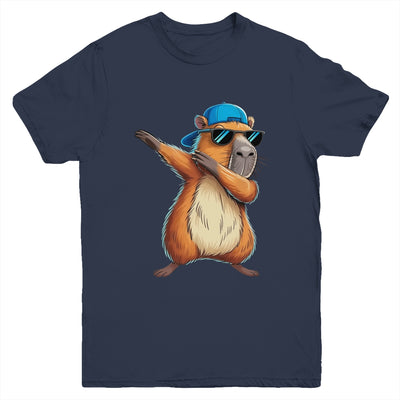 Cute Dabbing Capybara Boys Men Fun Capy Lover Kids Funny Youth Shirt | teecentury