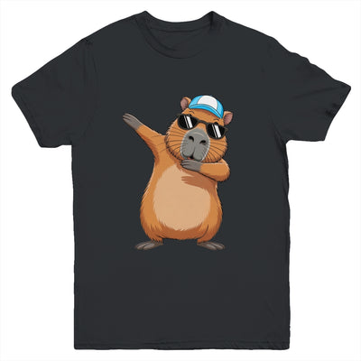Cute Dabbing Capybara Boys Men Funny Capy Lover Kids Youth Shirt | teecentury