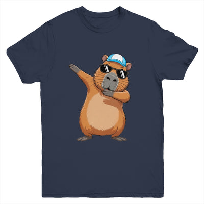 Cute Dabbing Capybara Boys Men Funny Capy Lover Kids Youth Shirt | teecentury