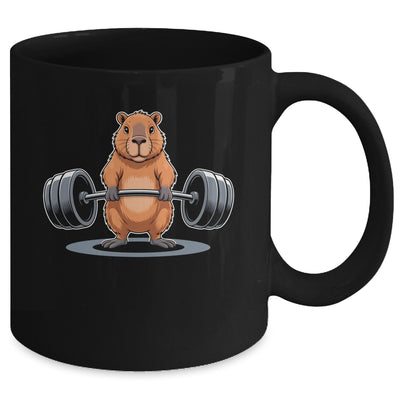 Deadlift Capybara Funny Fitness Capy Lover Men Women Kids Mug | teecentury