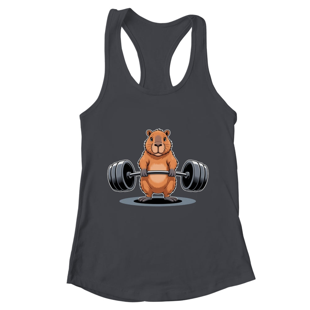 Deadlift Capybara Funny Fitness Capy Lover Men Women Kids Shirt & Tank Top | teecentury