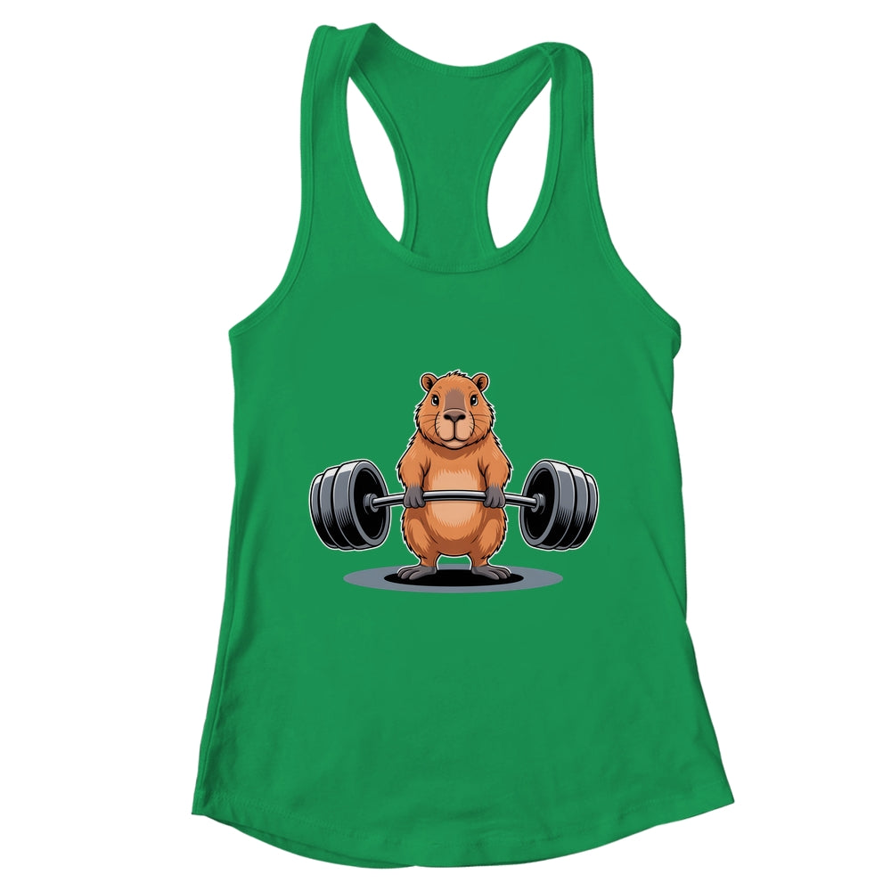 Deadlift Capybara Funny Fitness Capy Lover Men Women Kids Shirt & Tank Top | teecentury