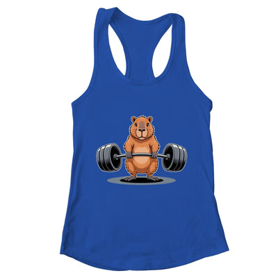 Deadlift Capybara Funny Fitness Capy Lover Men Women Kids Shirt & Tank Top | teecentury