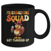 Friendsgiving Squad Get Flocked Up Thanksgiving Mug | teecentury