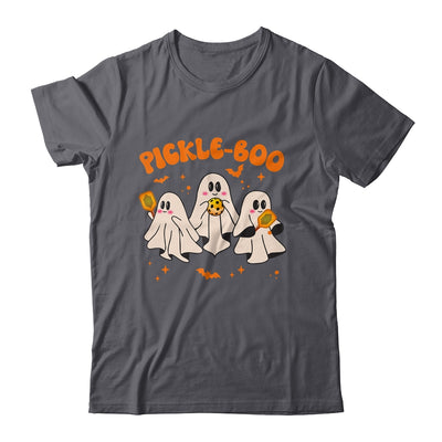 Fun Pickle-boo Ghost Playing Pickleball Halloween Paddleball Shirt & Hoodie | teecentury