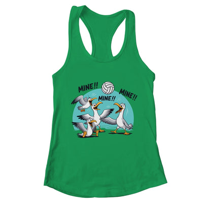 Funny Bird Playing Volleyball Sport Ball Player Women Men Shirt & Tank Top | teecentury