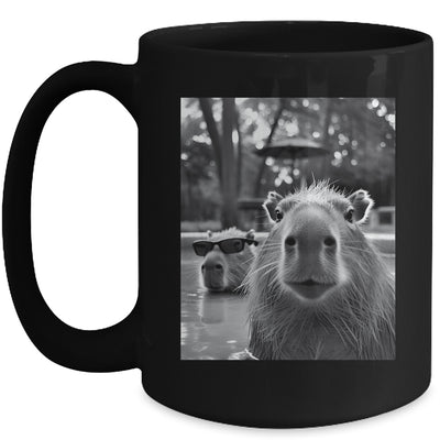 Funny Capybara Cool Capybara Selfie Caby Lover Kids Boy Girl Mug | teecentury